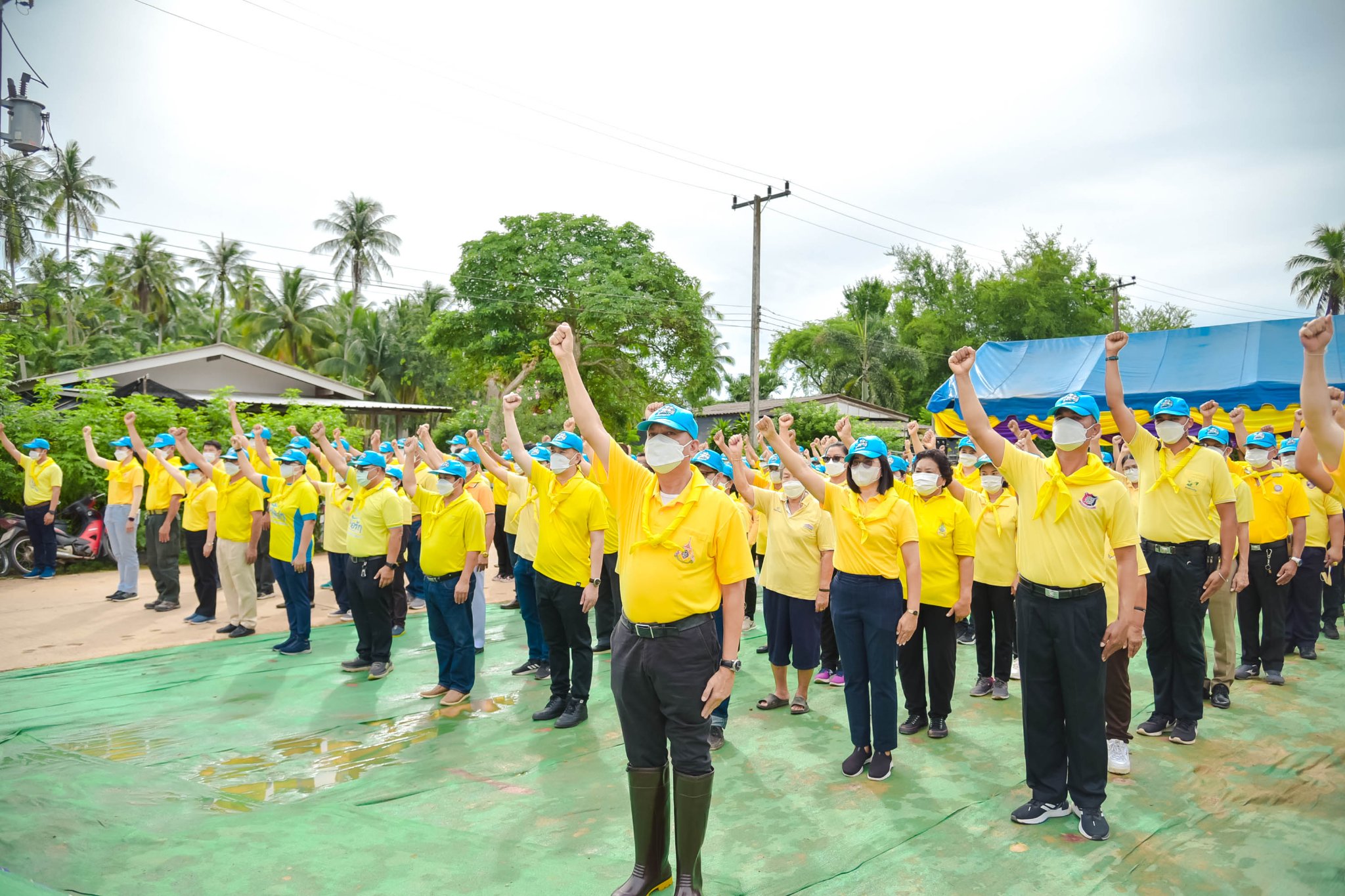 โครงการจิตอาสา “ เราทำความ ดี ด้วยหัวใจ” กิจกรรมกำจัดผักตบชวา วัชพืช สิ่งปฏิกูลและปล่อยพันธุ์ปลา